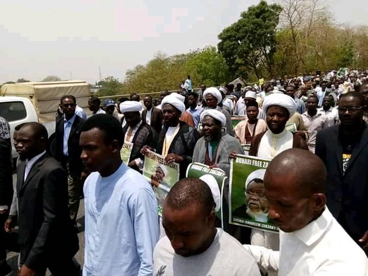 free zakzaky protest in abuja on 14 march 2018 